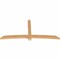 Ekena Millwork Bellingham Timber Gable Bracket, Western Red Cedar, 108"W x 49"H x 3 1/2"D x 5 1/2"F, 11/12 Pitch GBW108X49X0406BEL00SWR - alternate 3